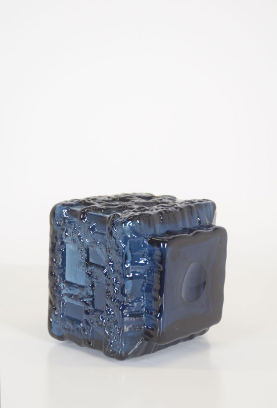 Zweedse vaas Cobolt door Göte Augustsson voor Ruda Glasbruk, jaren '60 – Vazen (photo 5 of 5)