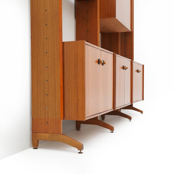 Image 1 of Librería con montantes de madera de AV Arredamenti Contemporanei, años 60