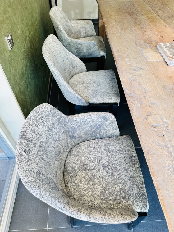 Molteni&C Chelsea Jean Paul Gaultier Stoelen 5 Stuks – Eetkamerset, Cotton, Polyester (photo 10 of 15)