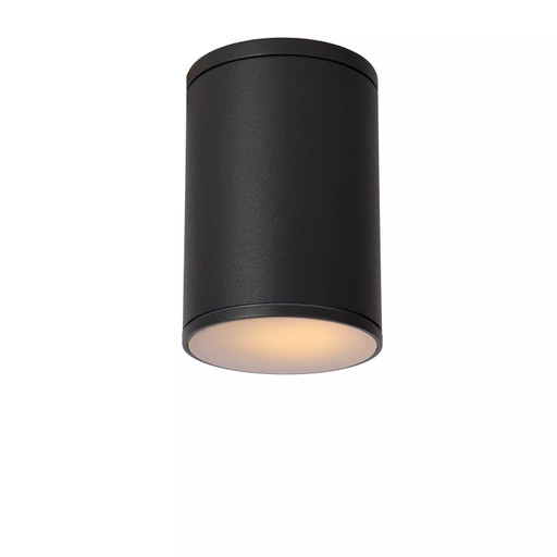 Lucide TUBIX Plafondspot Binnen/Buiten - Ø 10.8 cm - Antraciet