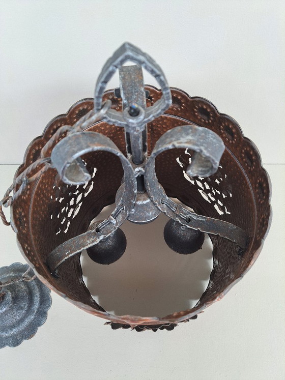 Image 1 of Vintage pendant lamp made of copper