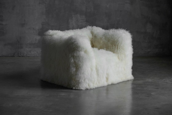 Image 1 of Fauteuil et ottoman Le Bambole de Mario Bellini pour B&B Italia, Italie, années 1970