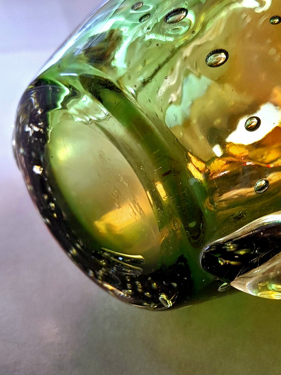 Image 1 of Strawberry Vase in Murano Bubbled Glass, 1960