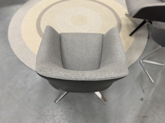 Image 1 of 2 De Sede 278 Drehstühle Living Leder grau