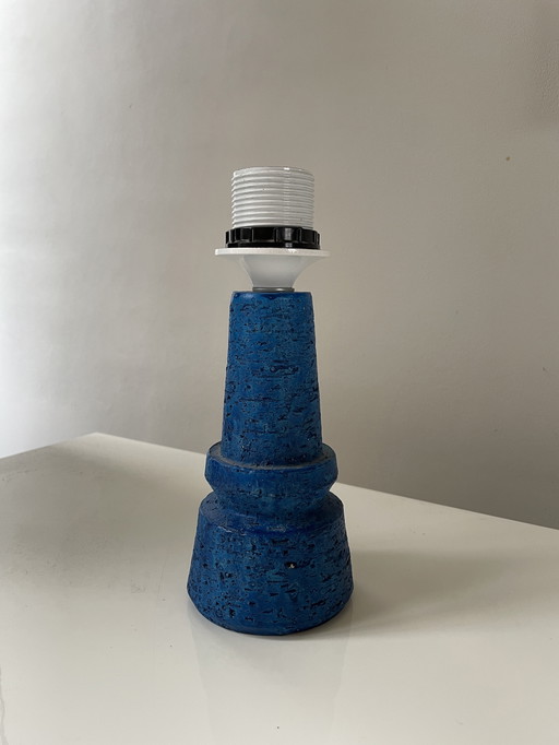 Lámpara de mesa/base de lámpara de lava gorda de cerámica vintage