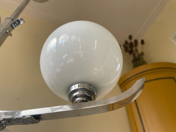 Image 1 of Hängelampe Deckenlampe Lampe Art Deco 1930 Französisch