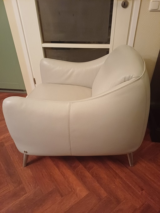 2x natuzzi platea gray