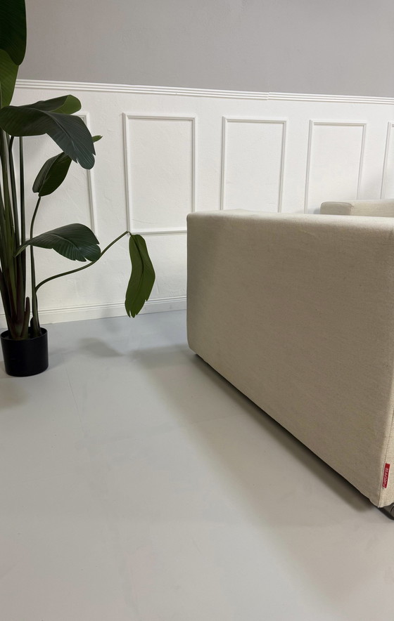 Image 1 of Flexform Groundpiece Designer Sofa Stoff Beige Couch Ecksofa