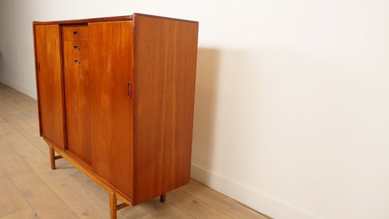 Image 1 of Vintage highboard | Wall cabinet | Teak |