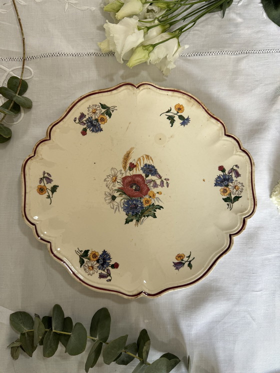 Image 1 of Plat gâteau Sarreguemines 