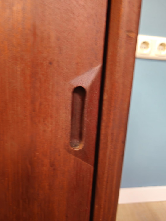 Image 1 of Vintage Danish LP Cabinet Audio Furniture Bathroom Cabinet Sideboard