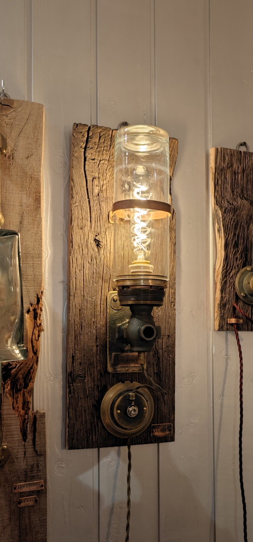 Lámpara de pared industrial – wandlampen, Copper, Brass (photo 2 of 5)