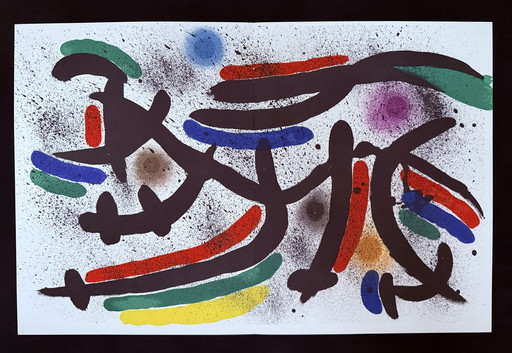 Joan Miro: "Lithographie Ix, 1972.