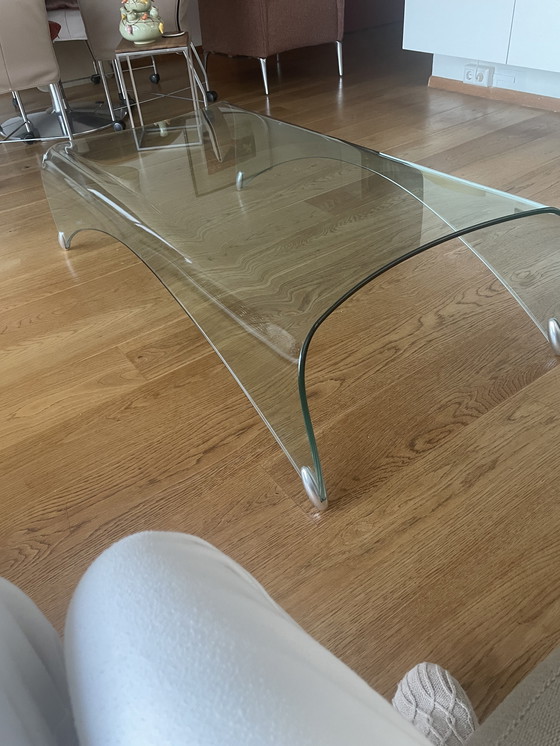 Image 1 of Table basse design en verre Fiam