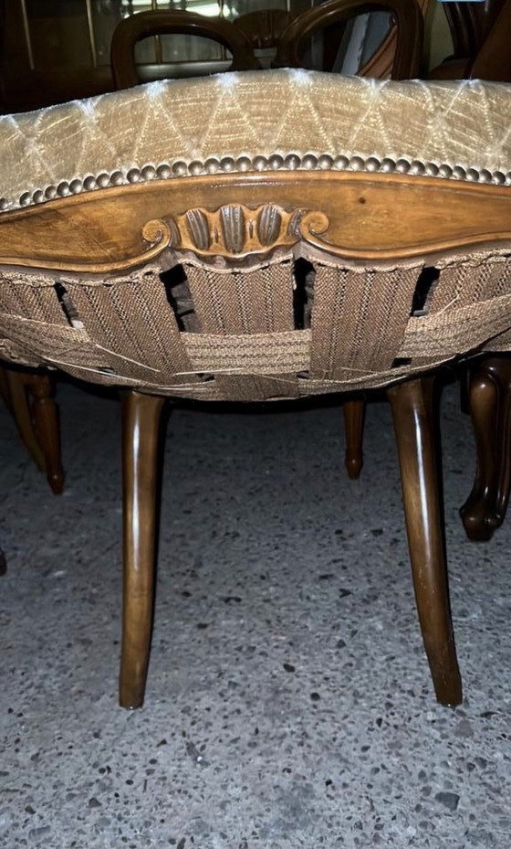 Image 1 of Chippendale eettafel con 6 pisos 