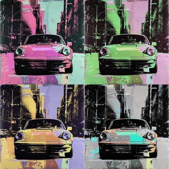 Image 1 of CarCanvas_IT - Porsche Carrera Stile Warhol nella Fifth Avenue - NY