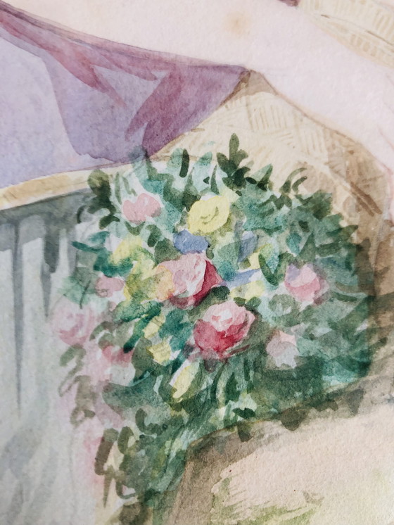 Image 1 of Ritratto ad acquerello di Auguste Galimard (1813-1880)