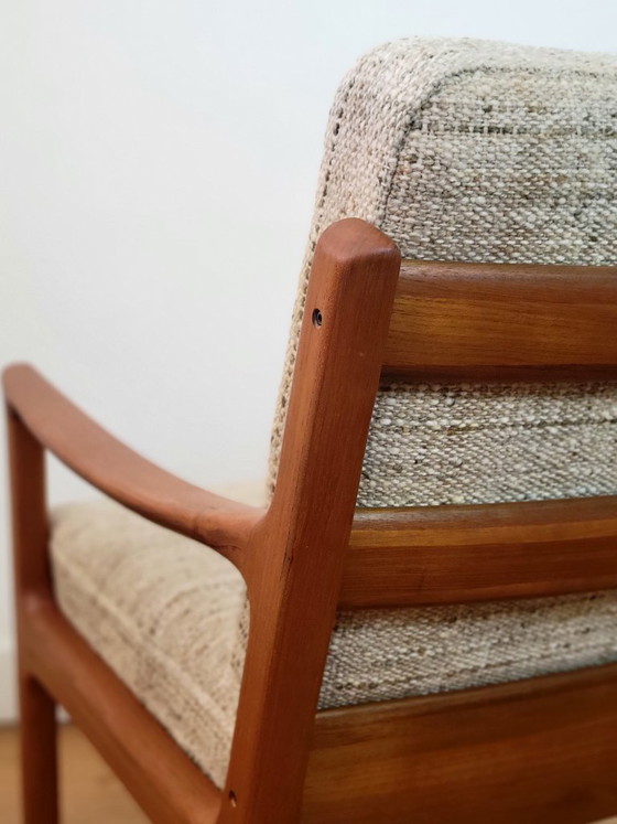 Image 1 of Chaises Senator vintage conçues par Ole Wansher pour Cado, Danemark, 1960