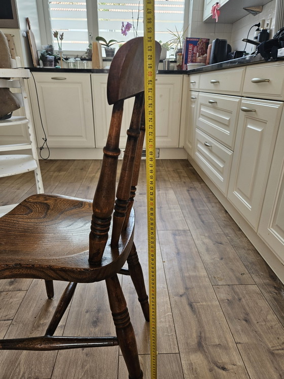 Image 1 of 4 stoelen en bois dur