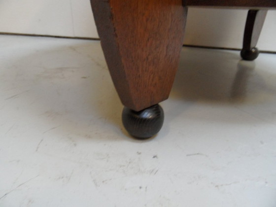 Image 1 of Amsterdam School oak coffee table