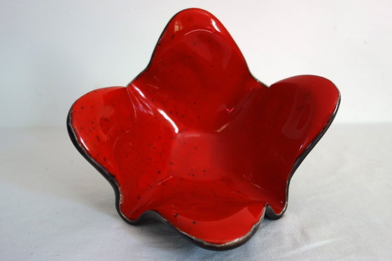 Image 1 of Jarrón vacío de bolsillo con forma de pañuelo de cerámica de los años 50/60 en Francia.