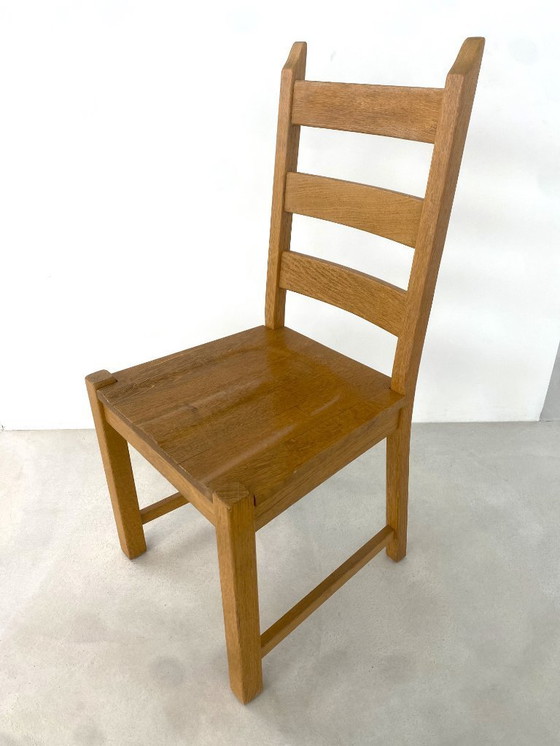 Image 1 of 6 Esszimmerstühle aus massiver Eiche - zeitlos & robust