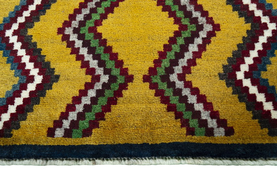 Image 1 of Handgeknüpfter Gabbeh Nomaden-Teppich – 97 x 73 cm 