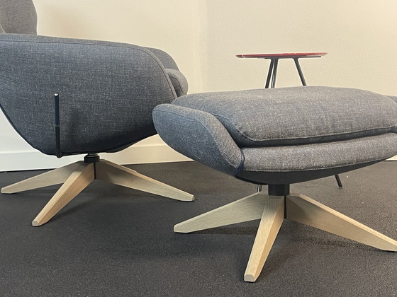 Image 1 of Leolux Lloyd Relaxsessel mit Fußhocker NEU