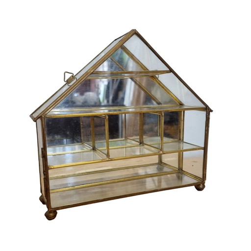 Hollywood regency vitrine wandkastje