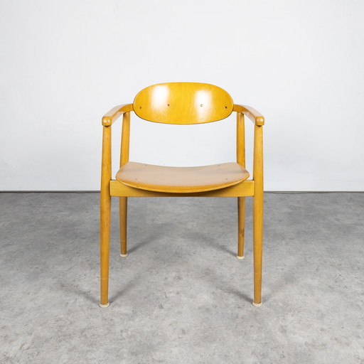 Mid Century Bentwood Chair By Antonín Šuman For Ton