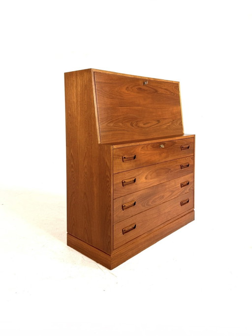 Bureau vintage danois en teck, Arne Wahl Iversen '60