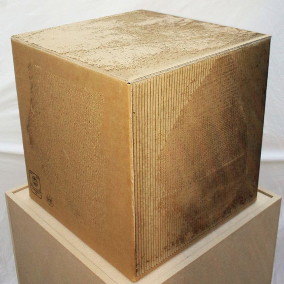 Image 1 of Achille ATTARD - Laser engraving on honeycomb cardboard