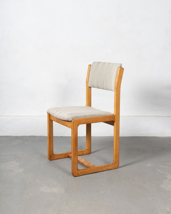 Image 1 of 2X Guilleumas Dining Chairs Made Of Beech, Spain, 1960