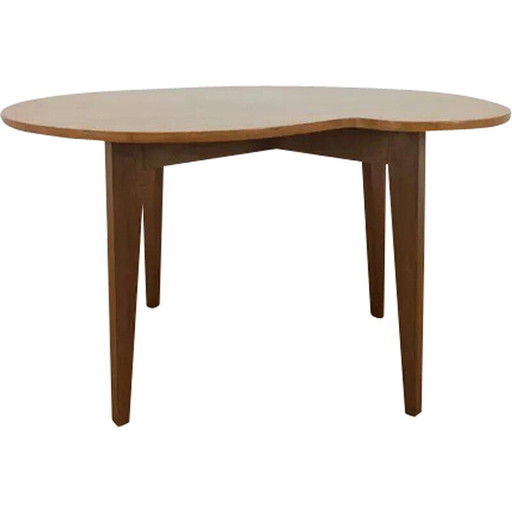 Vintage houten bonen bijzettafel, 1950