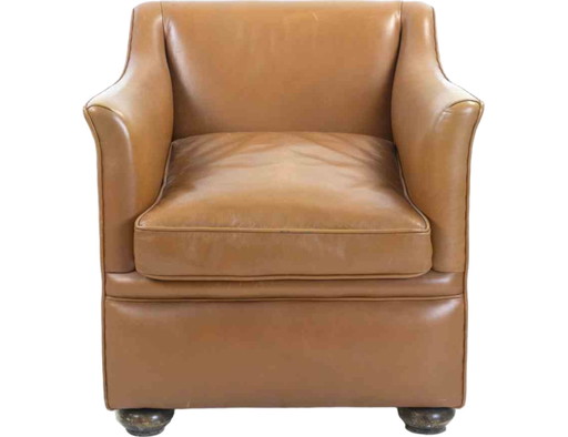 Kunstenaar XX eeuw, Vintage leren fauteuil 2000