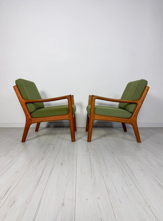 Image 1 of Vintage Senator Teak Lounge Set van Ole Wanscher voor France & Søn, Deens Design, jaren 60