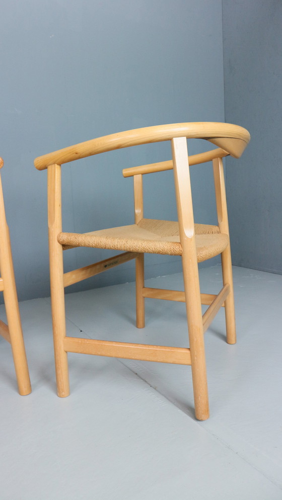 Image 1 of Set of four vintage First Chair PP201 by Hans J Wegner for Pp Furniture, Denmark