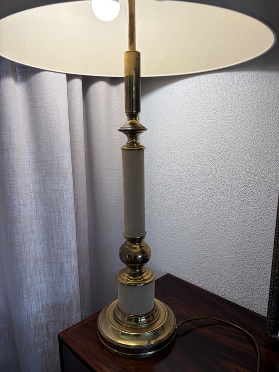 Image 1 of Lampada da tavolo alta vintage in rame