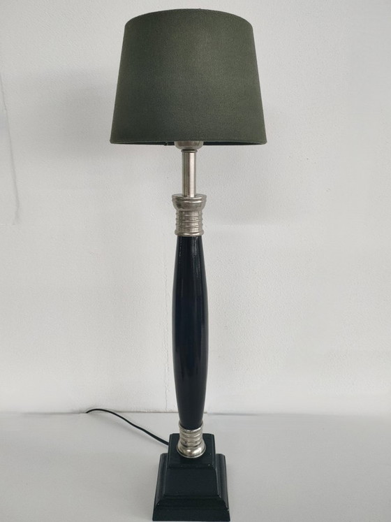 Beautiful Set of 60 cm Hollywood Regency/Neo Classic Art Deco Style Tall Vintage Table Lamps (Metal) (photo 7 of 18)