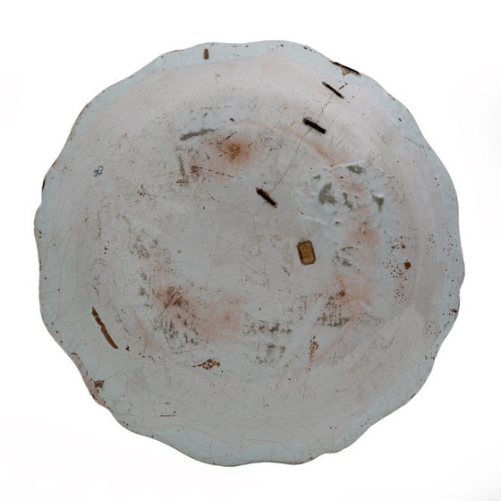 Image 1 of Grande piatto in maiolica Francia Manifattura di Rouen di Jean-Baptiste Guillibaud, 1730