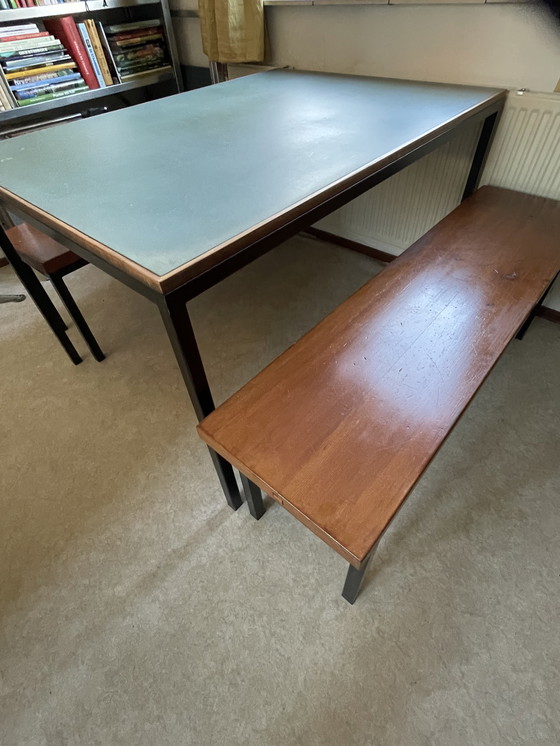 Image 1 of Unieke Tafel Met Bankjes