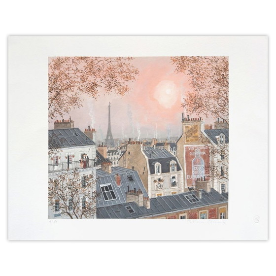 Image 1 of Fabienne DELACROIX París - Cielo rosa en invierno. Impresión de pigmento de archivo firmada, 2024.