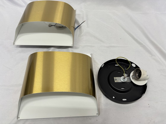 Image 1 of Set vintage Staff Leuchten lampade da parete design anni '70