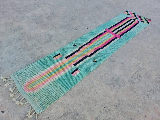 Alfombra de pasillo hecha a mano 300cmx70cm – Wool, Bohemian (photo 8 of 9)