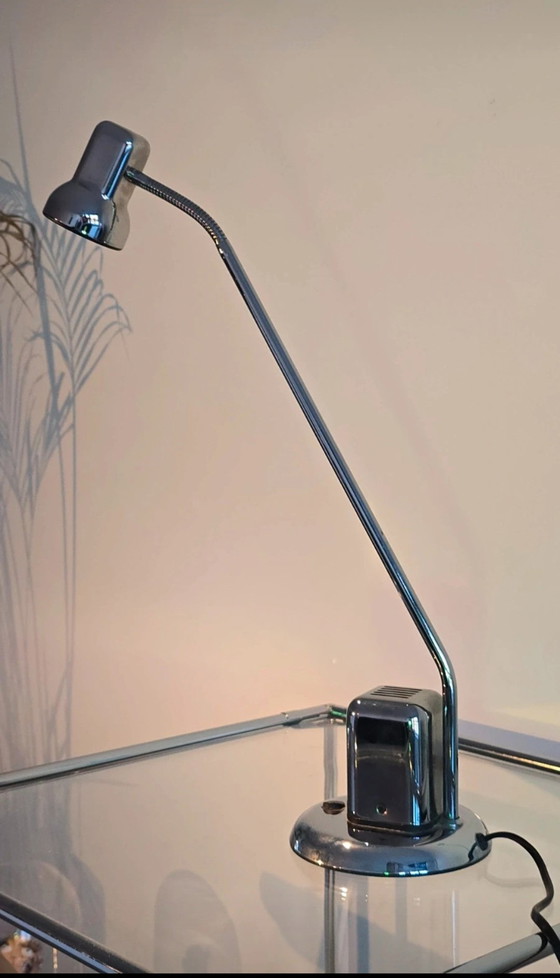 Image 1 of SPACE AGE ICON: Desk Lamp (Chrome) 70s - 80s