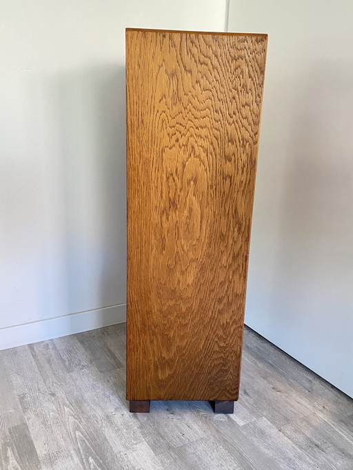 Vintage 1960s roller shutter cabinet | filing cabinet | notary cabinet