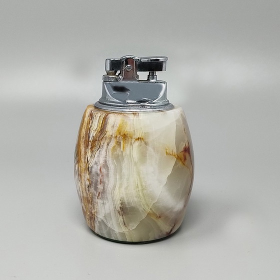 Image 1 of 1960s Gorgeous Smoking Set in Onyx, Made in Italy