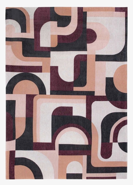 Image 1 of Louis De Poortere vloerkleed Pink Rohe - roze - 200x280cm