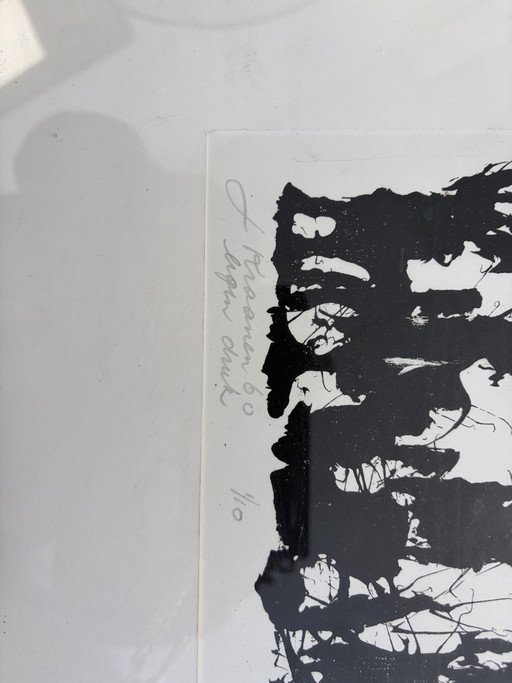 Zeefdruk J.Kraanen 1/10 “Wilgen” 