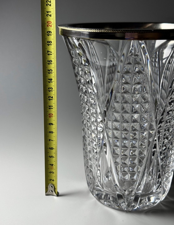 Image 1 of Val Saint Lambert “Sonia” Crystal Vase – Signed & Catalogued